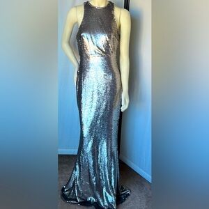 Silver Sequin dress